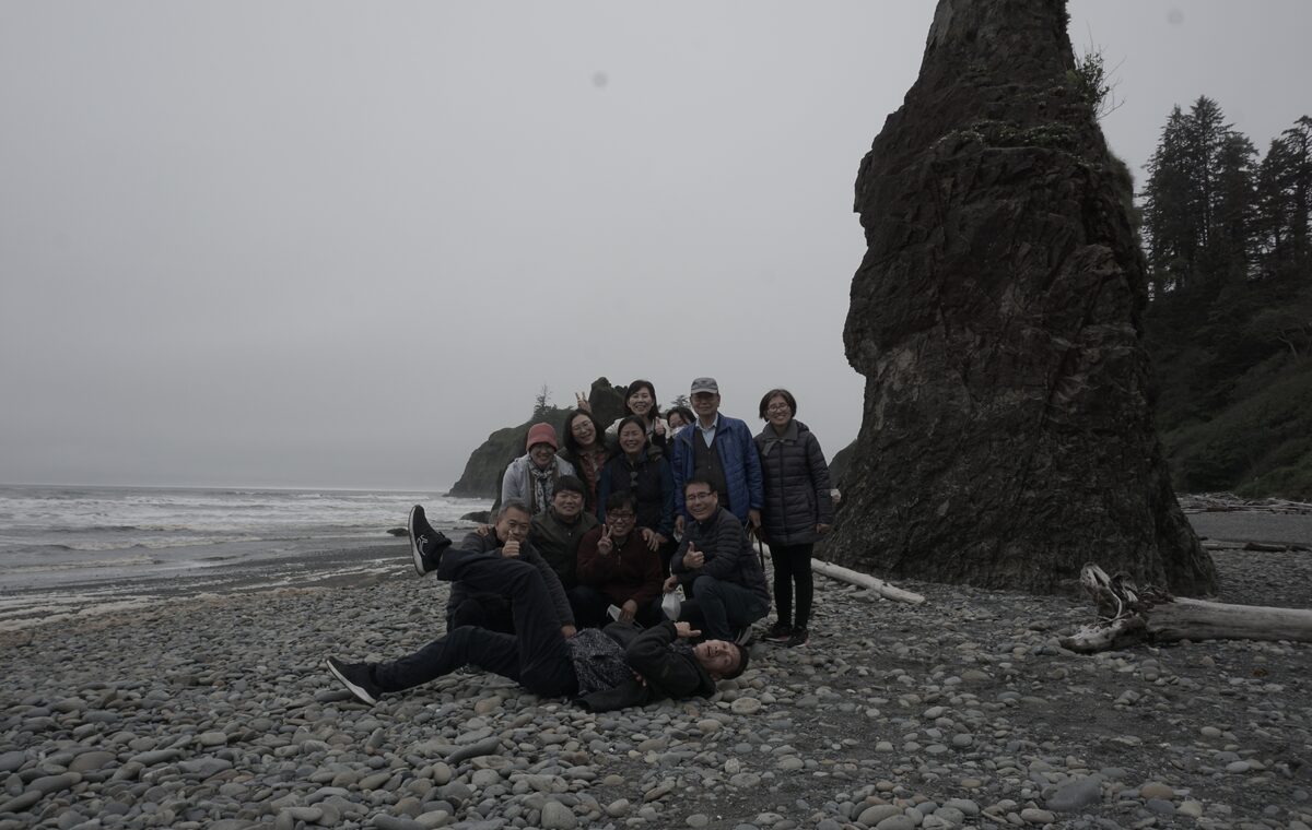 Beach group photo from the 9th World Mission Conference in 2020